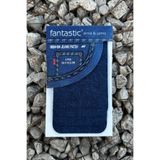 FANTASTIC ARMA 4'lü Paket Ütü Ile Yapışan Kot Arma Patch Kot Yaması, Onarım (Koyu Mavi) Denim, Jeans