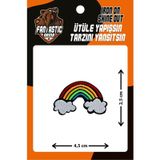 Fantastıc Arma Ütü Ile Yapışan Dokuma Arma Patch, Gökkuşağı