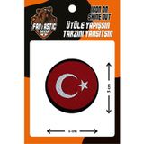 Fantastıc Arma Ütü Ile Yapışan Dokuma Arma Patch, Türk Bayrağı