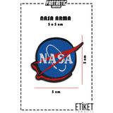 FANTASTIC ARMA Ütü Ile Yapışan Dokuma Arma Patch Yama Nasa Modeli