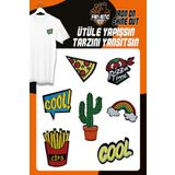 Fantastıc Arma Ütü Ile Yapışan Dokuma Arma Seti Patch Cool Modeli