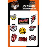 Fantastıc Arma Ütü Ile Yapışan Dokuma Arma Seti Patch Yama Emoji, Danger Zone Modeli