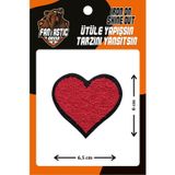 Fantastıc Arma Ütü Ile Yapışan Dokuma Peluş, Kolej, Punch Arma Heart, Kırmızı Kalp Modeli