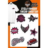 Fantastic Arma ÜTÜ İLE YAPIŞAN DOKUMA SETİ PATCH YAMA GIRL MODELİ