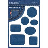 FANTASTIC ARMA Ütü Ile Yapışan Kot Arma Patch Kot Yaması, Denim, Jeans Onarım & Dekoratif Şekiller (İndigo Mavi)