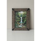 Fantastic Geniş Bordürlü Lüks Dokuma Çerçeve Serisi - 15X21 cm Fotoğraf Uyumlu (20X26 Cm) - 001-Renkli