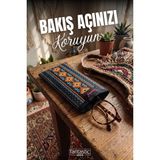 Fantastic Kilim Desenli Dokuma Gözlük Kılıfı - Boho Tarz Korumalı Güneş Gözlüğü Kabı (15.5 x 8.5 Cm) - Var
