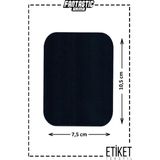 Fantastic Siyah (1 Adet) Fantastıc Arma Ütü ile Yapışan Dokuma Arma Patch Giysi & Kıyafetler Için Yama Kolay Uygulama