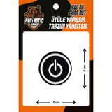 Fantastic Ütü Ile Yapışan Dokuma Arma Patch, %100 Polyester Malzeme, 4 cm Boyutunda