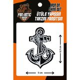 Fantastic Ütü İle Yapışan Dokuma Arma Patch, Çapa 5x6.5 cm Polyester Malzeme ile Kolay Uygulama