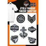 Fantastic Ütü Ile Yapışan Dokuma Arma Seti Patch Yama Denizci/beach Modeli