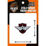 Fantastic Yıldız Rozet Dokuma Arma Patch, Ütü İle Yapışan Polyester Malzeme Özellikleri ile 4,5 cm