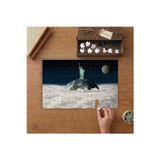 Fantastik Dünya Özgürlük Heykeli Tasarımı 240 Parça Ahşap Puzzle Ahşap Kutuda MP00424
