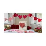 Fantastik Store 34248 Rustik Beyaz Ip Sanat Kutusu Tabelası, 8,9 cm x 10,16 Cm, Love You More - 1,5 lt - Ahşap