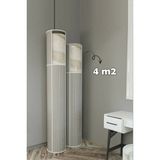Fantastik Store 6’lı Hava Geçiren Kapasiteli, Toz ve Nem Koruyucu Pvc Pencereli Halı Kılıfı Hurcu – 4 M² ( Lisinya )