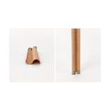 Fantastik Store 8 Adet Zig Zag Ahşap Fitil ve Metal Sehpa - 10 cm Uzunluk, 3 cm Genişlik, Mum Yapımı Için Dekoratif Ahşap Fitil Seti - Option-1