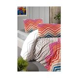 Fantastik Store Alexa Çift Kişilik Lastikli Çarşaf Nevresim Takımı - 001-Renkli - 100 x 100 cm