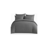 Fantastik Store Çift Kişilik Çizgili Saten Nevresim TAKIMI%100 Pamuk 200X220 - Yumuşak Dokulu Lüks Nevresim Takımı - 4 Parça - Nevresim 200X220 Cm, Çarşaf 240X260 Cm, Yastık Kılıfı 50X70 cm (2 Adet)