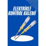 Fantastik Store Çift Uçlu Kontrol Kalemi Elektrik Test Kalemi Şeffaf - Lisinya