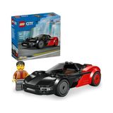 Fantastik Store City Elektrikli Süper Araba 60486 – 5 Yaş ve Üzeri Erkek ve Kız Çocuklar Için Sürücü Minifigürü Içeren Yaratıcı Oyuncak Yarış Arabası Yapım Seti, Çocuklar Için Hediye Fikri (109 Parça) - Option-1