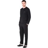 Fantastik Store D's Damat 221001 Uzun Kol Pijama Takımı - Siyah