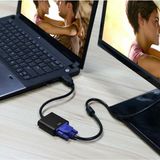 Fantastik Store HDMI To VGA Kablosu Çevirici Dönüştürücü Adaptör HDMI VGA Monitör Kablosu 4487 - 0 - Siyah - Option-1