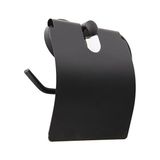 Fantastik Store Metal Tuvalet Kağıtlığı, Siyah, Tuvalet Kağıdı Askısı, 12,3 x 13 cm - Option-1