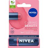 Fantastik Store Rose Renkli Nemlendirici Dudak Bakım Kremi 4.8gr, SPF30, Allık Etkisi, Dudak ve Yanaklar, E Vitamini - Option-1