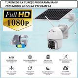 Fantastik Store Sim Kartlı 4g Ptz 360 Hareketli Solar Güneş Enerjili 1080P Kamera Türkçe Program Son Sürüm ( Lisinya )