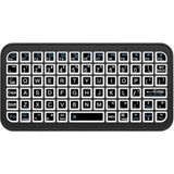 Fantastik Store Siyah Kablosuz Mini Rgb Işıklı Klavye Bluetooth 5.2 Ince Tasarım - Lisinya