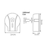 Fantastik Store Vialli Mini Jumbo Wc Tuvalet Kağıdı Dispenseri Aparatı Beyaz Mj1 - Option-1