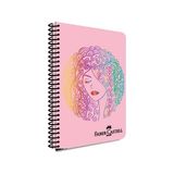 Fantastik Store Yüz Desenli Spiralli Defter, A4, 100 Yaprak, 70G Kağıt, Çizgili, Dayanıklı Kapak, Kolay Açılan Spiral Cilt, Asorti Renkler - -- - Option-1