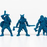 Fantasy Battles Creature Mini Aksiyon Figürü Oyun Seti - Wolfhound Squad 2 cm Fantezi Figürler - XL 1 32. Ölçek
