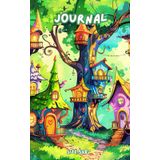Fantasy Fairy Tree Houses Forest Notebook/Journal/Diary: 5 x 8" 120 lined pages for Everyday Thoughts