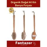 Fantazer Özel Üretim Organik %100 Doğal At Kılı Masaj Banyo Fırçası - Tek Ebat