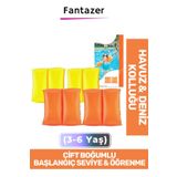 Fantazer Premium Başlangıç Seviye Çift Boğumlu 3-6 Yaş Çocuk Deniz Havuz Yüzme Öğrenme Şişme Kolluğu