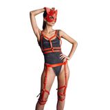 Fantazi Deri Harness Ve Maske Takım - Brf780