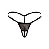 Fantazi İç Giyim Kadın Mini Siyah Fantezi G String