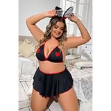 Fantazi Kalpli Mini Etekli Babydol Gecelik BC9234