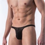 Fantazi Siyah Seksi Transparan Erkek İç Çamaşırı