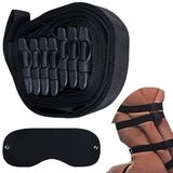 Fantezi Aletleri, 7 Parça Fantezi Esaret Seti - Dayanıklı Fantezi Eşyaları | Ateşli Fantezi Ürünleri | Fantezi Kelepçe ve Yatak Kelepçesi ile Erotik Oyunlara Heyecan Katacak Bdsm Seti (Mor)