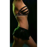Fantezi Kadın İç Giyim, Elastik Sütyen Harness Harness
