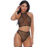 Fantezia Night Fantezi Transparan Tül Sütyen Kilot Takımı TG279219
