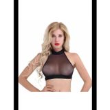Fantezia Night Fantezi TÜL Kadın Crop - Fantezi Transparan Sütyen TG273257
