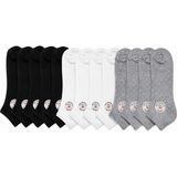 Fantezia Wak Unisex Kısa Konç 12’li Patik Çorap, %85 Pamuklu Geri Dönüştürülmüş Iplik, Parfümlü Ince Dikişli, Günlük Spor Çorabı - 36 - 40