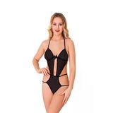 #Fantezibodysuit Erotik Gecelik Şık Şifon Likralı Esnek Formda Siyah Lcralı Tül Bodysuit