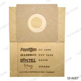 Fantom 102407323 Deluxe 3500 10 Adet Uyumlu Süpürge Toz Torbası