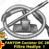 Fantom Canister DC 2800 Emici Başlık Teleskopik Boru Hortum Seti
