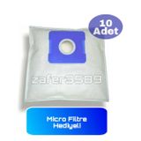 Fantom DC 3000-3500 Deluxe Bez Kumaş 10 Adet Uyumlu Süpürge Toz Torba