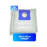 Fantom DC 4200 DC 4300 4 Çeker Bez 10 Adet Uyumlu Süpürge Toz Torba